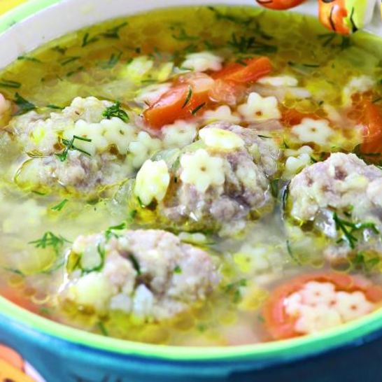 Рецепт супа с фрикадельками и вермишелью