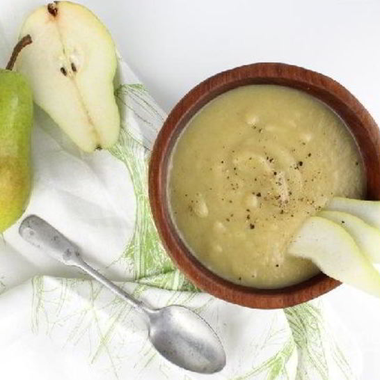 Рецепт супа с грушей и пореем