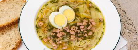 суп с колбасой и вермишелью. Шаг 11