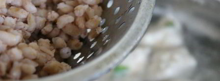 суп с куриными фрикадельками, свекольными листьями и перловкой. Шаг 9