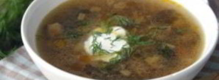 суп с лесными грибами. Шаг 12