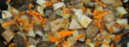 суп с лесными грибами. Шаг 8