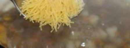 суп с лесными грибами. Шаг 10