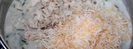 суп с печеным картофелем и сыром. Шаг 5