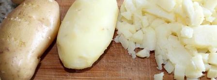 суп с печеным картофелем и сыром. Шаг 6