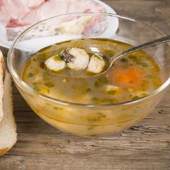 Рецепт супа с рыбными кнелями