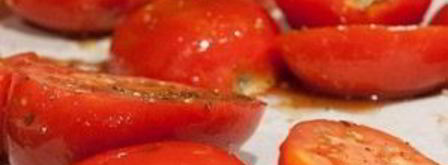 суп с запеченным чесноком, помидорами и сыром. Шаг 3