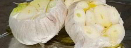 суп с запеченным чесноком, помидорами и сыром. Шаг 4