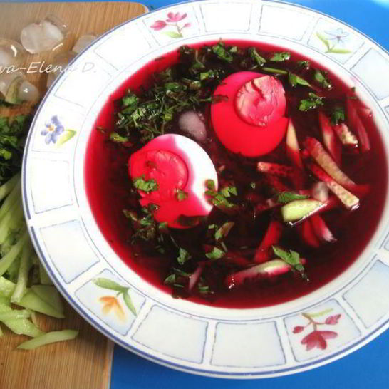 Рецепт холодного свекольника