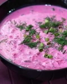 Свекольник на кефире