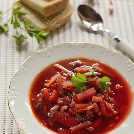 Рецепт свекольника постного