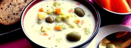 овощной сырный суп. Шаг 10