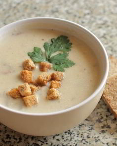 Сырный крем-суп с курицей