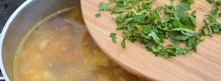 сырный суп с фрикадельками. Шаг 11