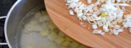 сырный суп с фрикадельками. Шаг 7