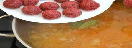 сырный суп с фрикадельками. Шаг 9