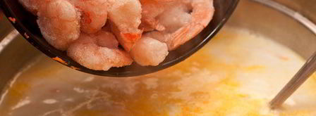 сырный суп с креветками. Шаг 5