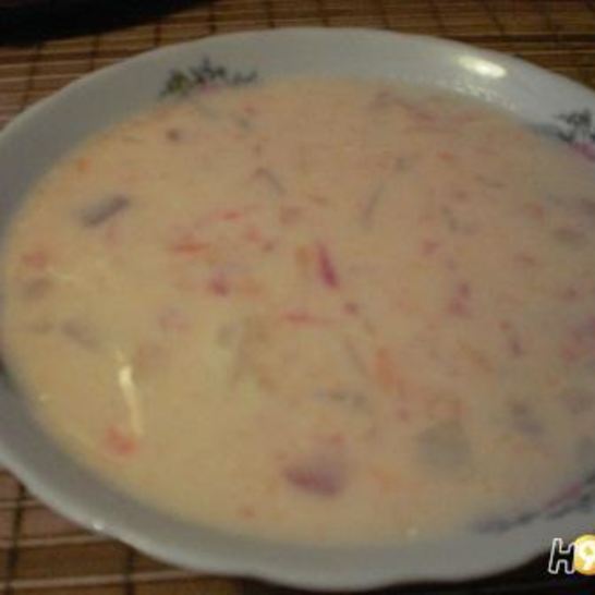 Рецепт сырного супа с курицей и помидорами