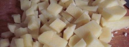 сырный суп с курицей и помидорами. Шаг 2