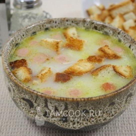 Рецепт сырного супа в мультиварке