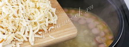 сырный суп в мультиварке. Шаг 9