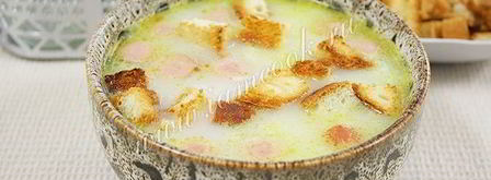 сырный суп в мультиварке. Шаг 10