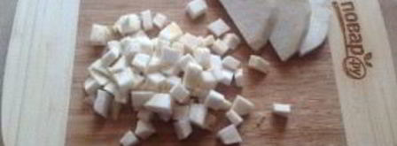 тыквенно-сельдерейный суп с запеченным нутом. Шаг 4