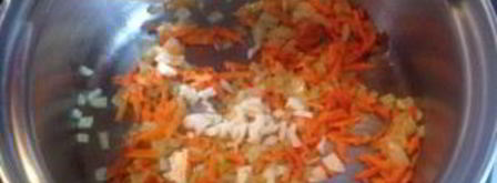 тыквенно-сельдерейный суп с запеченным нутом. Шаг 6