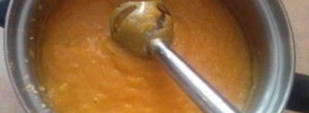 тыквенно-сельдерейный суп с запеченным нутом. Шаг 9