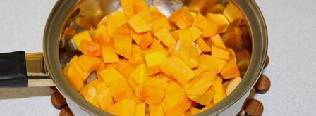 тыквенный крем-суп с белыми грибами. Шаг 2