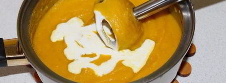 тыквенный крем-суп с белыми грибами. Шаг 5