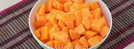 тыквенный суп с креветками. Шаг 4