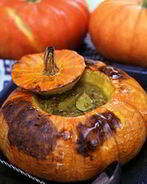 Тыквенный суп в тыкве