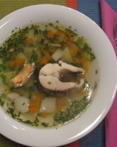 Русская уха из щуки