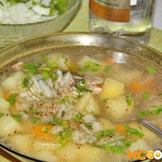 Рецепт ухи из головы семги