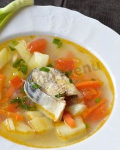 Уха из скумбрии свежемороженой