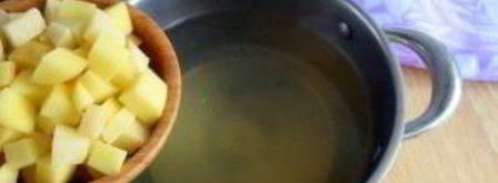 уха по-фински со сливками с лососем. Шаг 2