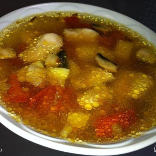 Рецепт ухи с грибами