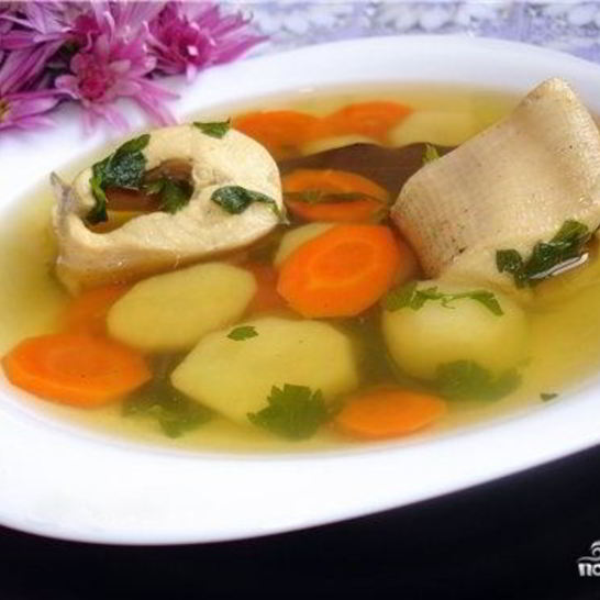 Рецепт ухи с водкой