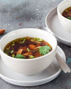 Вьетнамский куриный суп с рисом