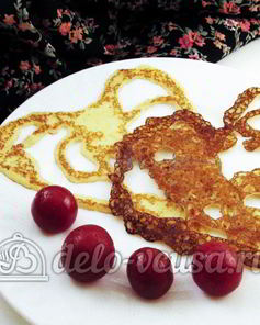 Ажурные блинчики на молоке