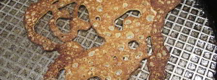 ажурные блинчики на молоке. Шаг 7