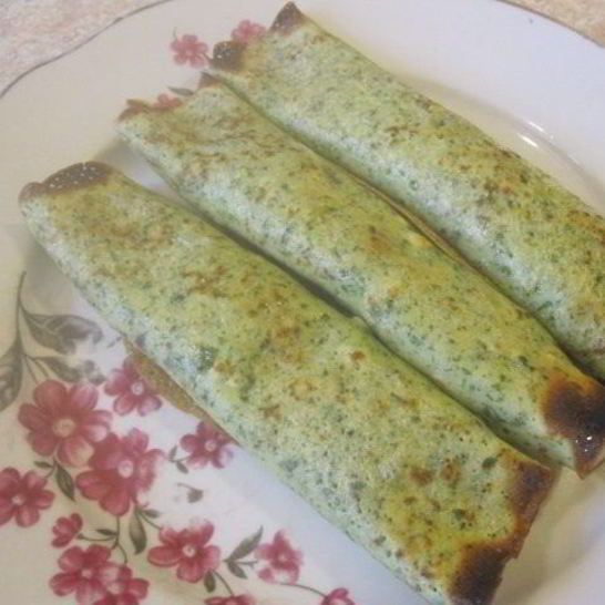 Рецепт блинчиков, фаршированных ветчиной и сыром