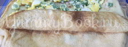 блинчики, фаршированные яйцом и луком. Шаг 7