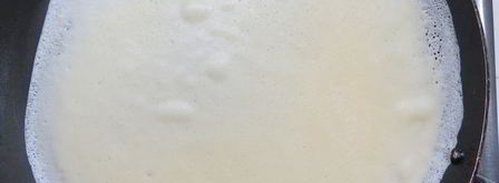 блинчики на молоке и сметане. Шаг 4