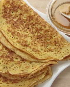 Блинчики на молоке тонкие с дырочками