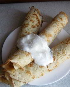 Блинчики на сухих дрожжах