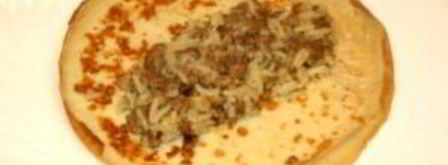 блинчики с мясом и рисом. Шаг 6