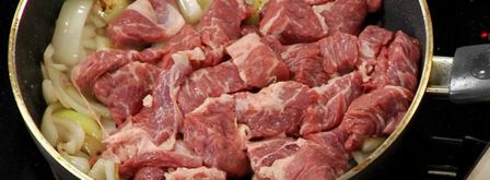 блинчики с мясом. Шаг 2