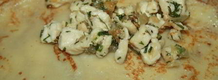 блинчики с рубленой курицей. Шаг 8